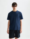 JACQUARD T-SHIRT PAGEANT BLUE