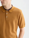 KNITTED POLO CATHAY SPICE
