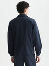 CRINKLED COACH JACKET NAVY