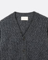 BUCKLEY CARDIGAN GREY BASKET WEAVE