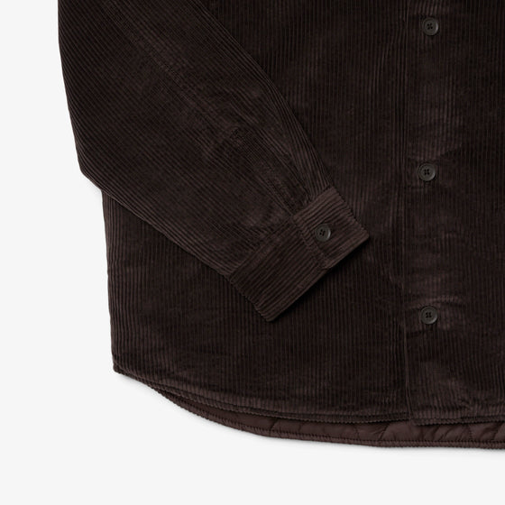 OSZ CORDUROY OVERSHIRT BROWN PORT SKB