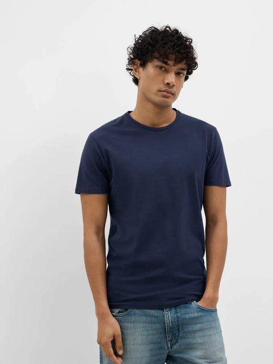 NEW PIMA SS T-SHIRT NAVY