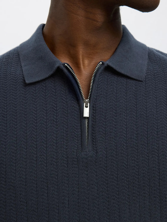CRAN STRUCTURE ZIP POLO NAVY