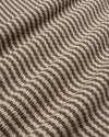 NEWPORT KNITTED T-SHIRT BROWN STRIPE