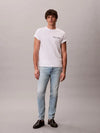 SLIM TAPERED JEANS MARBLED BEACON WASH (EF8)