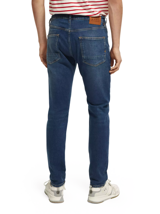 RALSTON REGULAR FIT CLASSIC BLUE JEANS MID WASH 0543