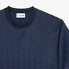 MONOGRAM JACQUARD T-SHIRT MIDNIGHT