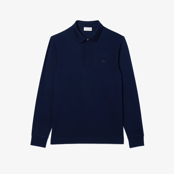PH2481 PARIS TONAL CROC LS POLO NAVY (166)