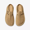 SOLSBURY MULE DARK SAND SUEDE