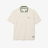 PH5421 FRENCH MADE STRIPE COLLAR POLO ECRU (XJF)