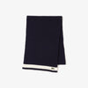 RE0058 WOOL SCARF NAVY / FLOUR (HHW)