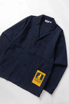 SEERSUCKER SERVER JACKET NAVY