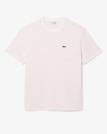  TH9749 STRIPED T-SHIRT WHITE / PINK (DHI)