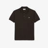 L.12.12 CLASSIC FIT PIQUE POLO SS DARK BROWN (SKB)