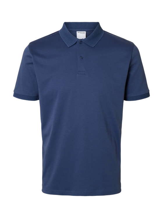 FAVE SS POLO OCEANA BUTTON