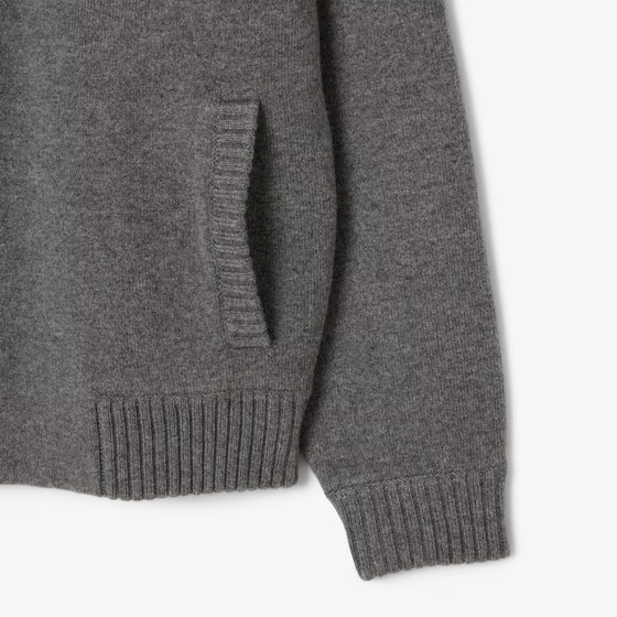 MERINO WOOL JERSEY BOMBER CHINE (050)