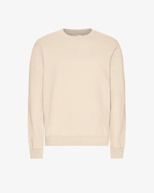  CLASSIC ORGANIC CREW NECK SWEATSHIRT IVORY WHITE