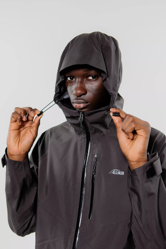 AYRE WATERPROOF SHELL JACKET BLACK