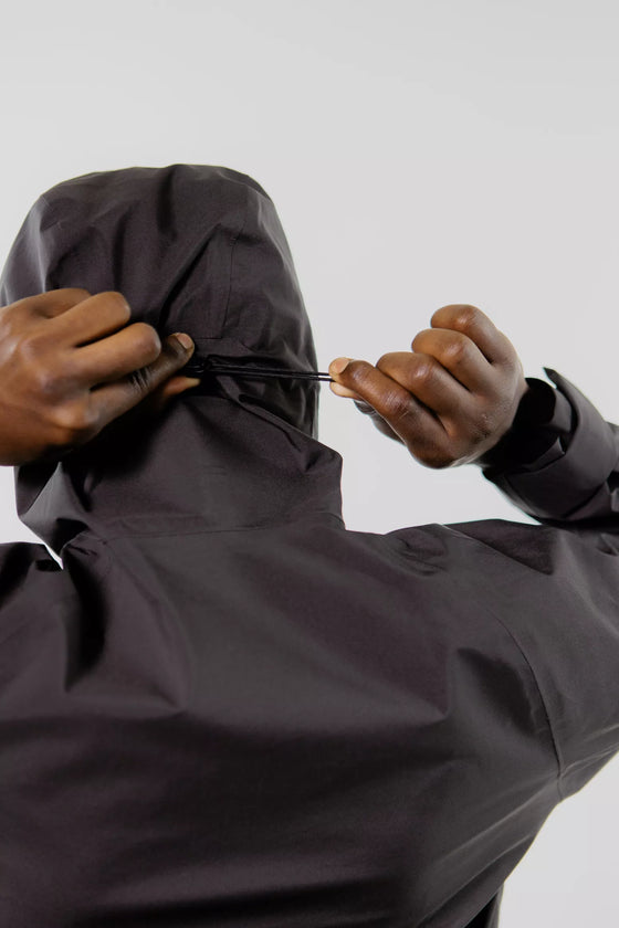 AYRE WATERPROOF SHELL JACKET BLACK
