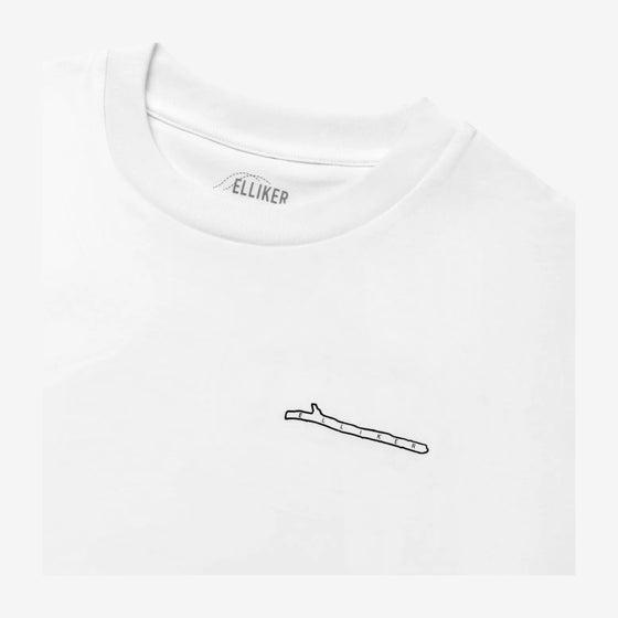 RILL STICK PRINT T-SHIRT WHITE