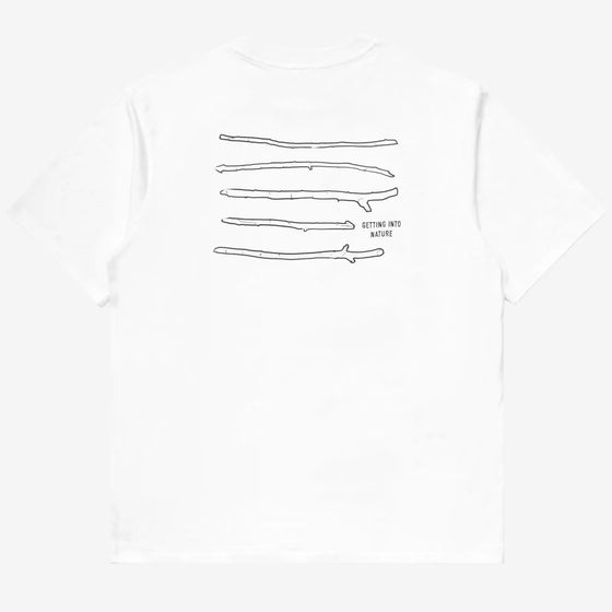 RILL STICK PRINT T-SHIRT WHITE