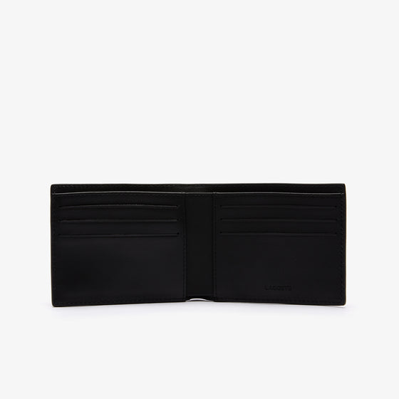 NH1115 EMBOSSED LEATHER WALLET BLACK