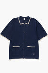 BLANKET STITCH KNIT NAVY
