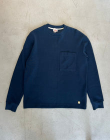  73971 CREW SWEAT TORNADE BLUE