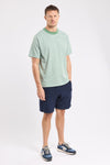 59643 STRIPED T-SHIRT IVY / WHITE (RZX)