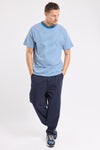 59643 STRIPED T-SHIRT DARK BLUE / WHITE (SAI)
