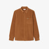 CH3346 REGULAR FIT CORD SHIRT BROWN (DPC)