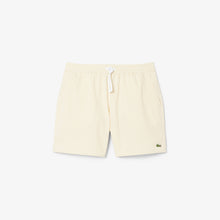  MH9089 STRIPED SWIM SHORT WHITE/YELLOW (107)