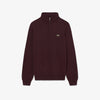 1/4 ZIP COTTON KNIT OXALIS 3KE