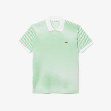  PH9753 PETIT PIQUE SS STRIPE POLO GREEN (QBE)
