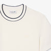 PIQUE STRIPE COLLAR T-SHIRT FLOUR 70V