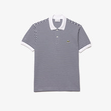  PH9753 PETIT PIQUE SS STRIPE POLO WHITE / NAVY (522)