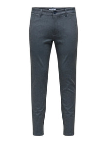  MARK DITSY TEXTURED TROUSER DARK NAVY