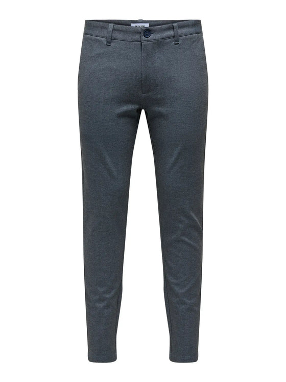 MARK DITSY TEXTURED TROUSER DARK NAVY