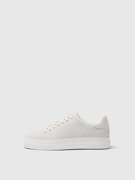 DAVID CHUNKY SUEDE TRAINER OFF WHITE (WHITE)