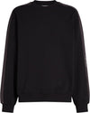 LOGO TAPE CREW SWEATSHIRT BLACK (BEH)