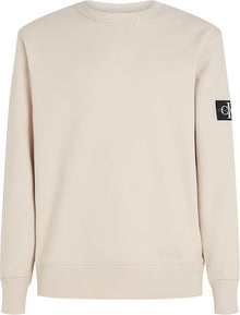  BADGE SLEEVE CREW NECK SWEAT OATMEAL (PDV)