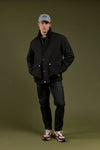 HERITAGE QUILTED JACKET NOIR