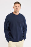 74825 EMBROIDERED SWEATSHIRT NAVY BLUE