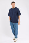 74840 OVS T-SHIRT MARINE NAVY BLUE (FU8)
