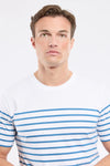 76827 SAILOR T-SHIRT WHITE / DARK BLUE (SAH)