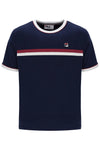 ROSARIO T-SHIRT NAVY / GARDENIA 410