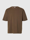 LOOSE OSCAR T-SHIRT CHOCOLATE