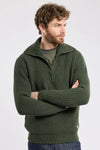 79502 REX SWEATER ZIP CHIMERA GREY