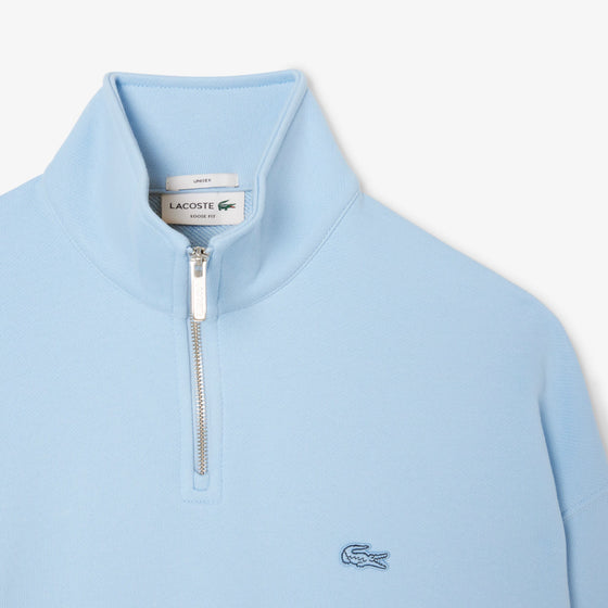 HEAVY FLEECE 1/2 ZIP SWEAT SKY BLUE (HBP)