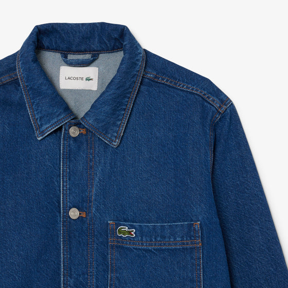 CH9222 HEAVY DENIM OVERSHIRT BLUE WASH (MK9)